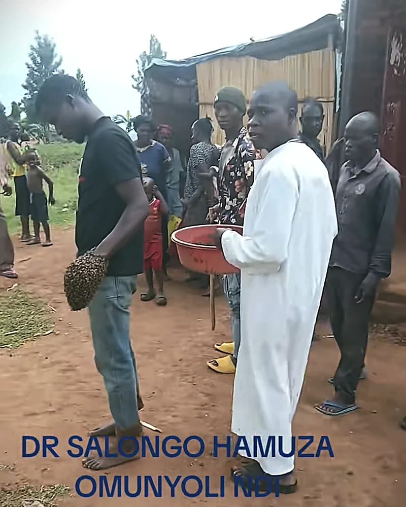 Dr Salongo Hamuza — traditional practice 2